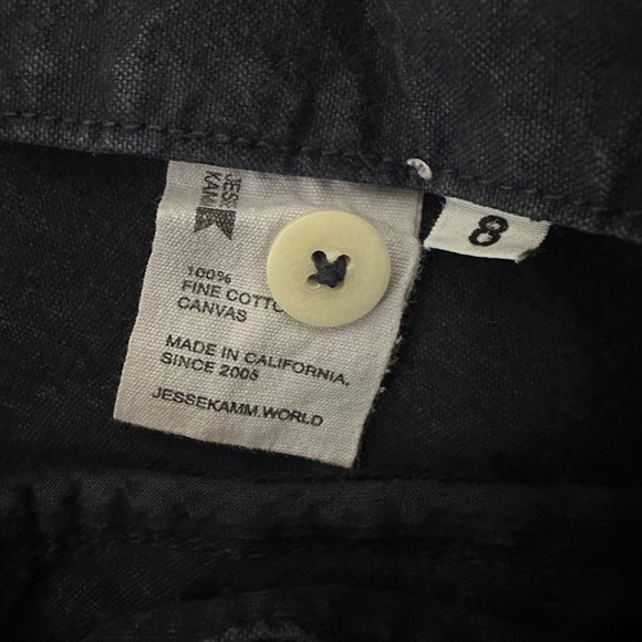 Jesse Kamm navy ranger pant high waisted cotton 225 cali slims sailor 6 8 - Picture 9 of 9